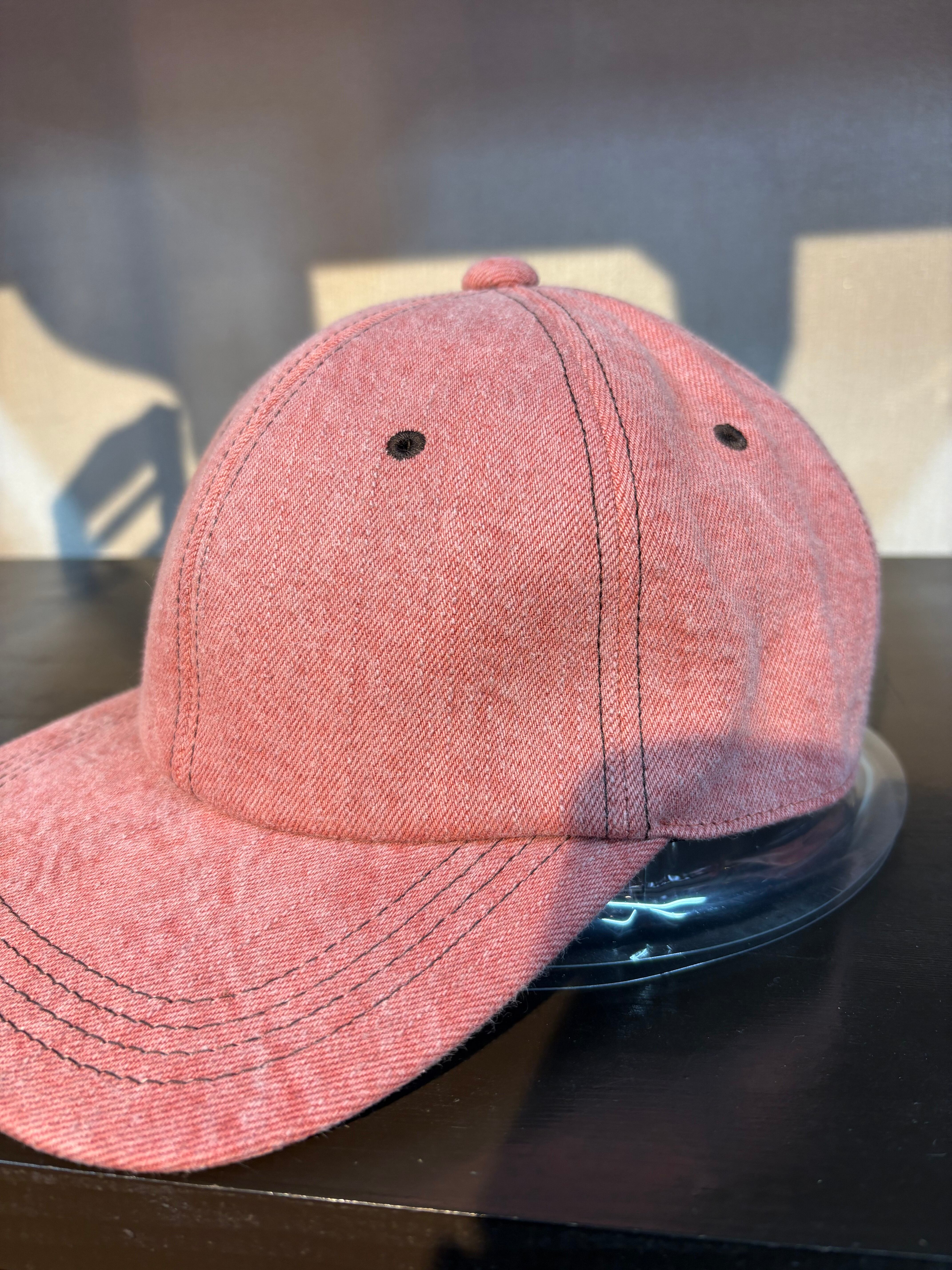 ベンガラ染めキャップ(赤ベンガラ) | 麻田百貨店