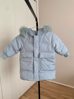 [kids] ワントーン ダウンコート LIGHT BLUE