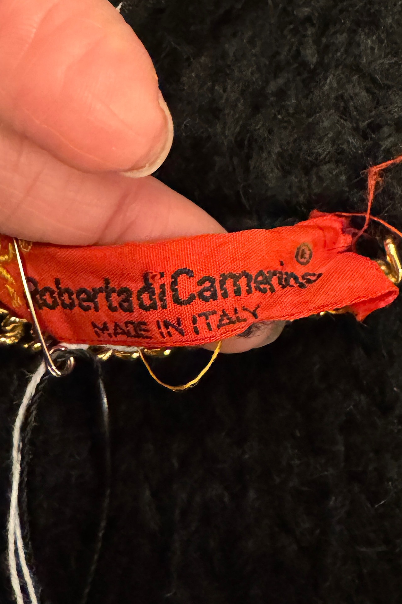 Roberta di comerino レーザーニットコート