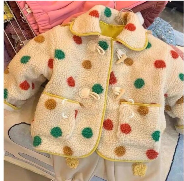 新作子供服★ファーコート★ファッションふわふわコート★冬キッズコート★ムートンコート