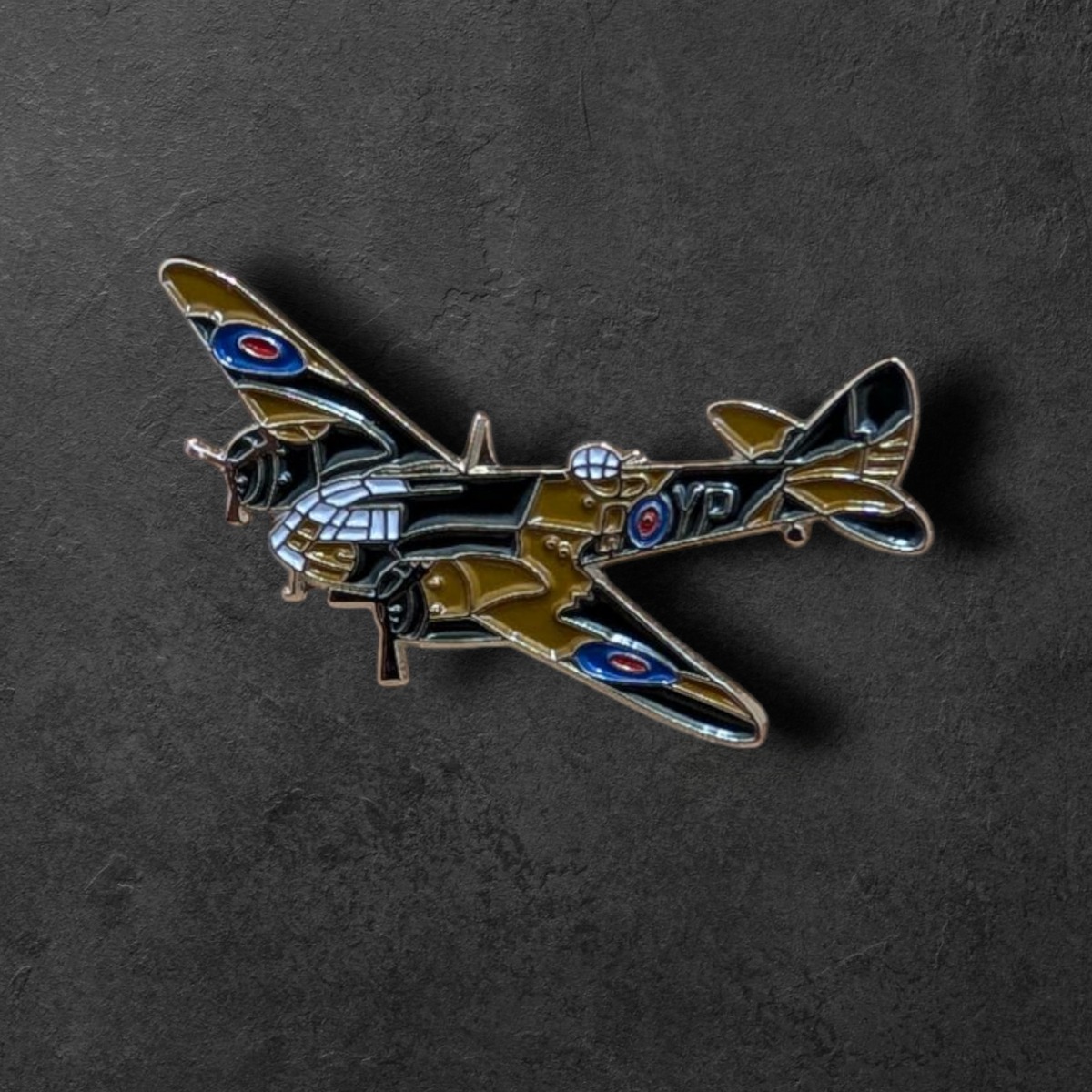 イギリス軍パラシュート兵インストラクタージャケットバッジ付き 英ミリタリーピンバッジ【空軍=Blenheim】Cadogan 90043-XJKB12-57