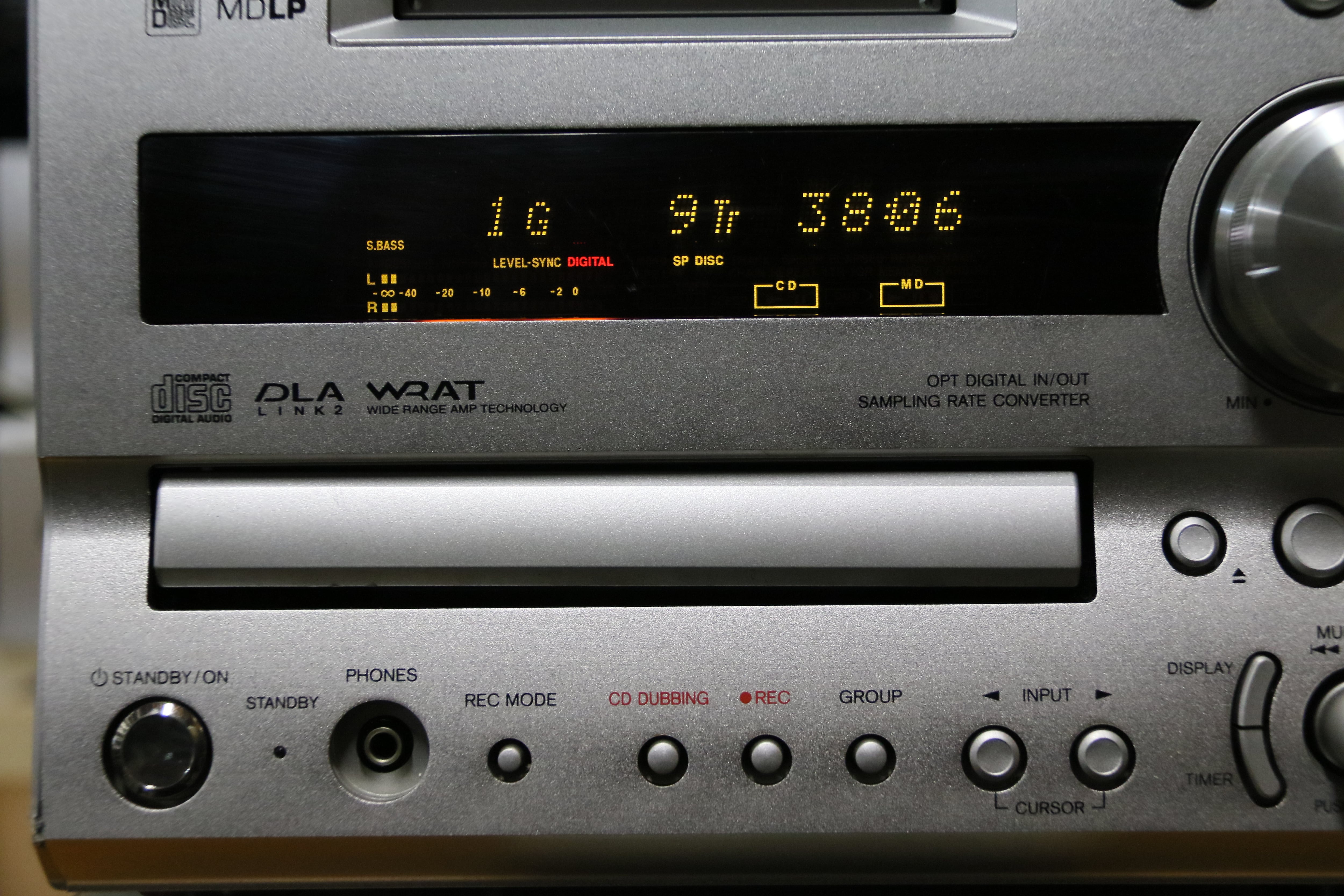 ONKYOミニコンポの銘機！】ONKYO FR-X9A ユニット単体 MD/CD/ﾁｭﾅｰ/ｱﾝﾌﾟ