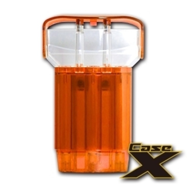 ケースX（クリアオレンジ）