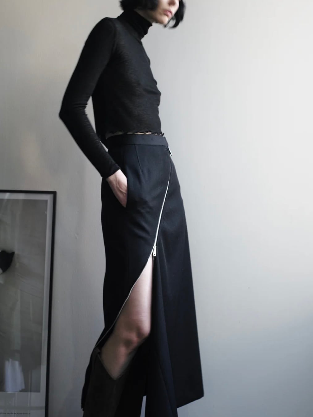 24AW】PHOTOCOPIEU フォトコピュー / TABITHA CROPPED SHEER TOP 24AW】PHOTOCOPIEU フォトコピュー / TABITHA CROPPED SHEER TOP