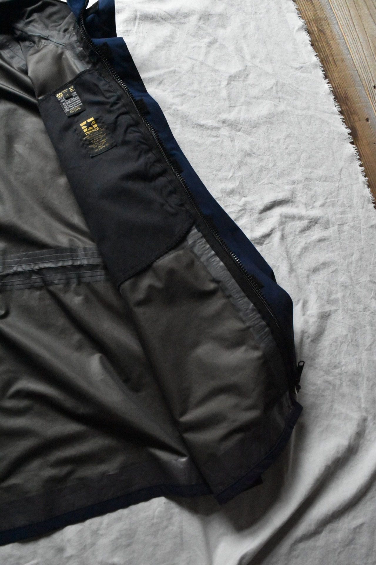 "GORETEX" Navy large blouson