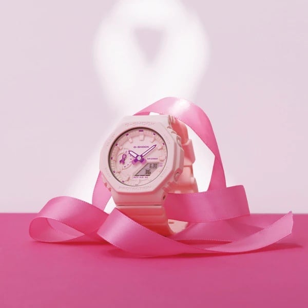 カシオ G-SHOCK GMA-S2100PR-4AJR ピンクリボン ミッドサイズ 薄型 針
