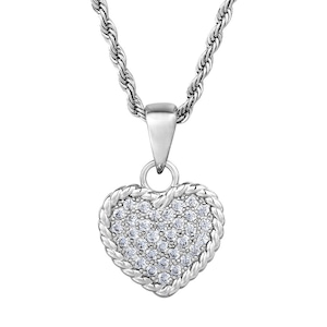 Iced Out Heart Necklace