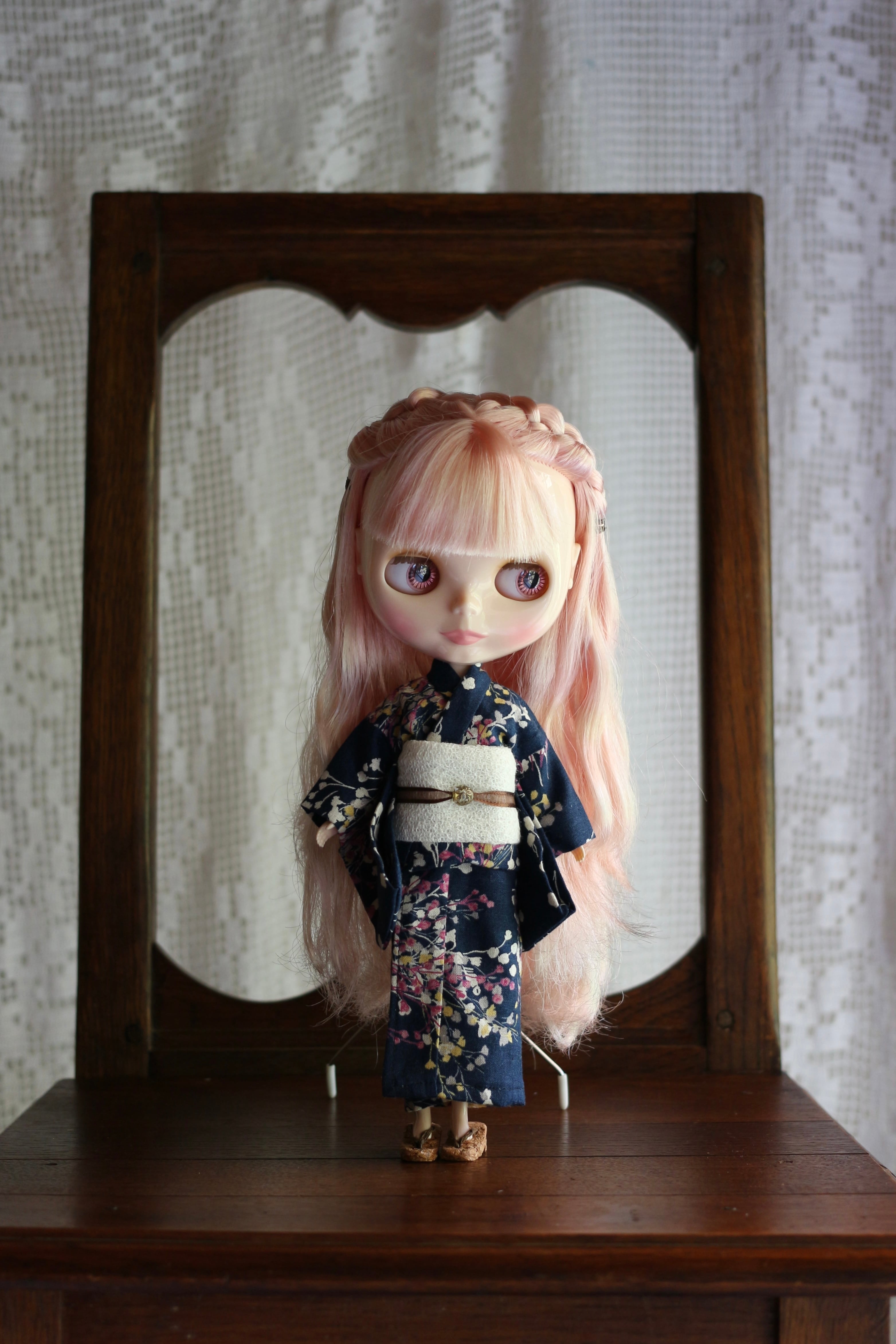 コルセット風スカートMonica・黒（1/12ドール服 ねんどろいどどーる