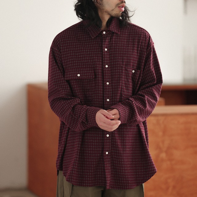 レトロシティ・ワイドチェックシャツ A2020