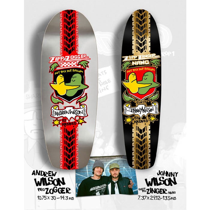 KROOKED JOHNNY WILSON GUEST PRO ZINGER NANO 7.37inch クルキッド