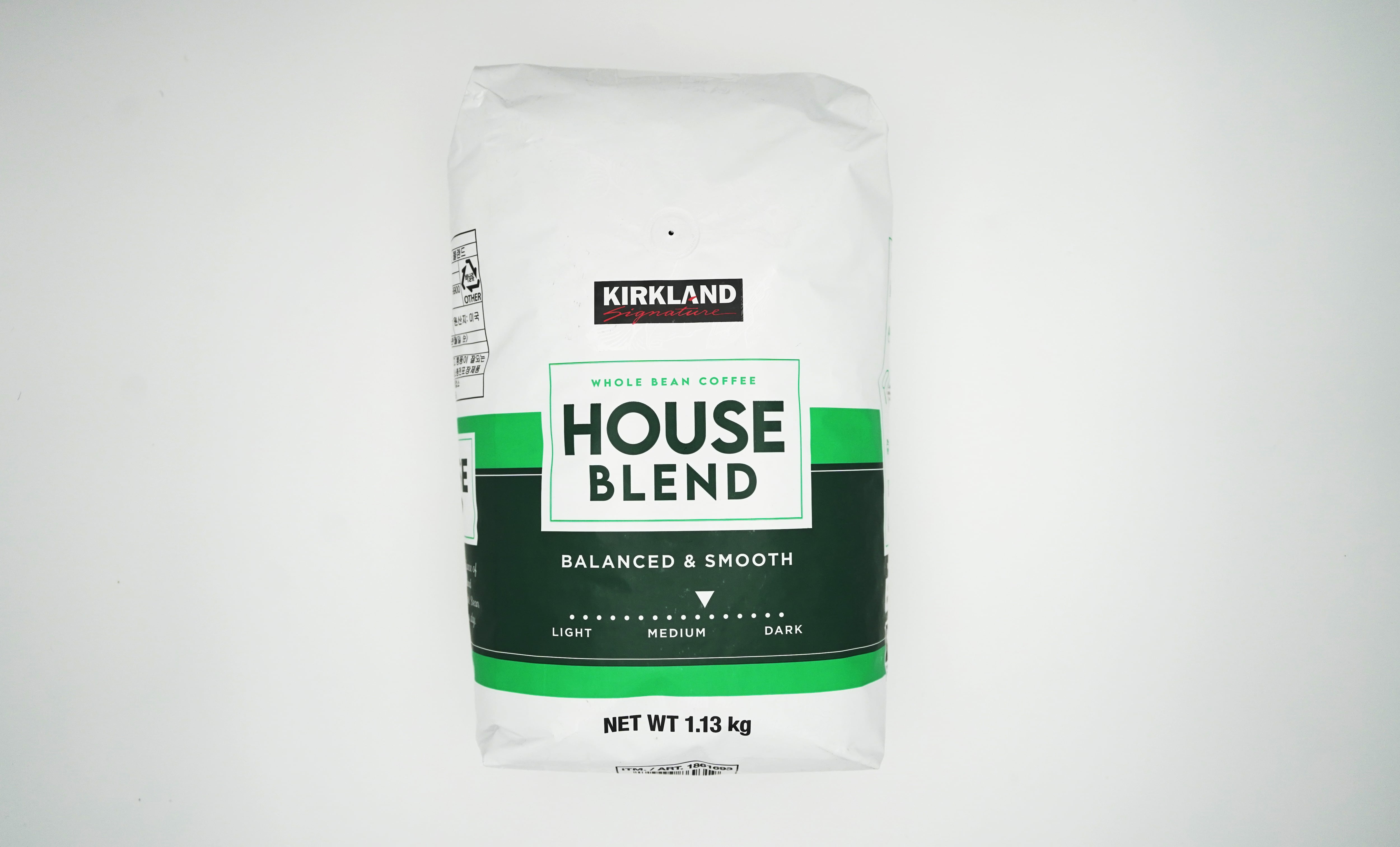 カークランドハウスブレンドコーヒー(豆)ミディアムロースト1.13㎏