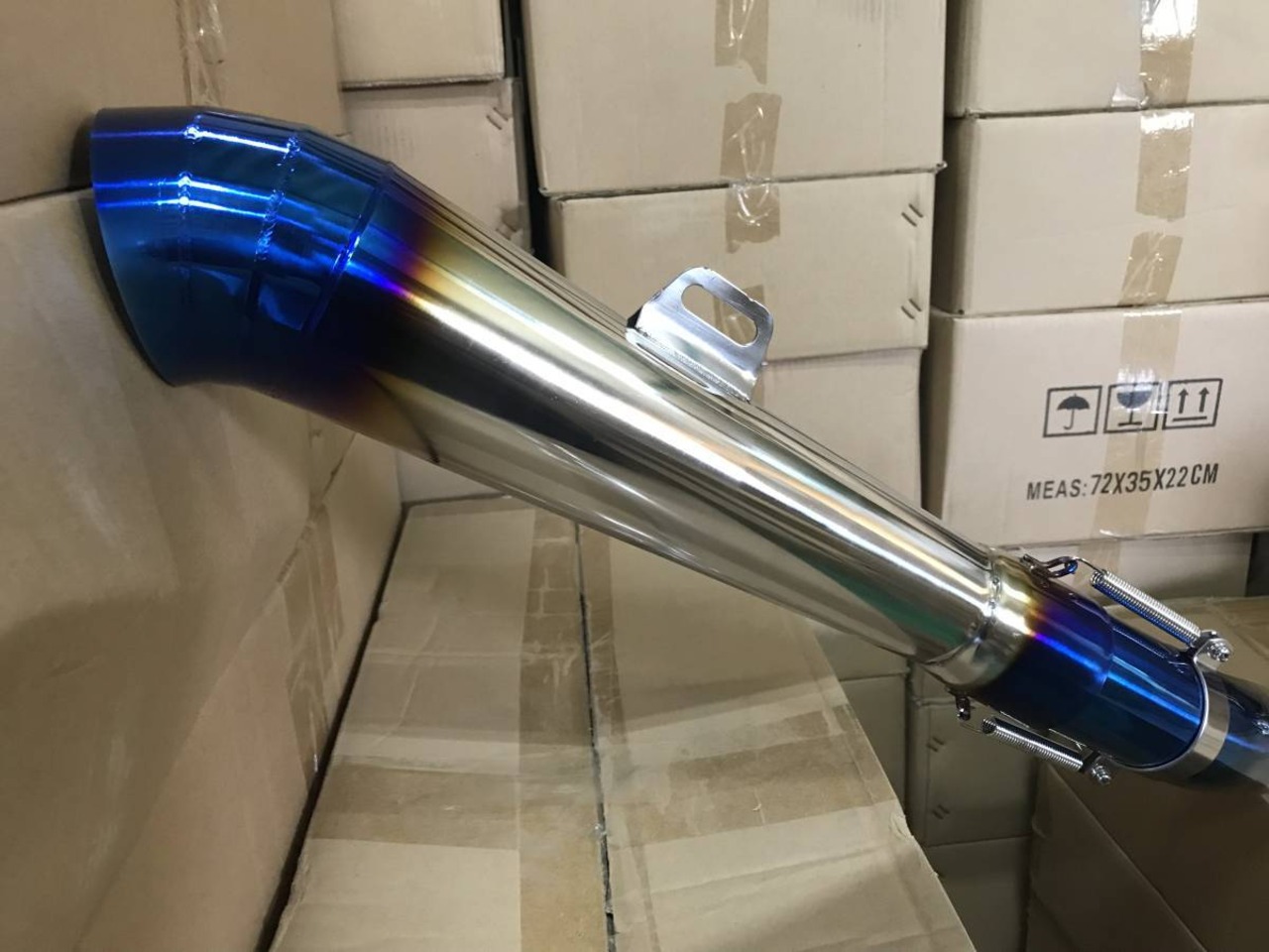 トリプルA]コニカルGPヒートW マフラー ゼファー1100 / ZR10Tヨシムラ 