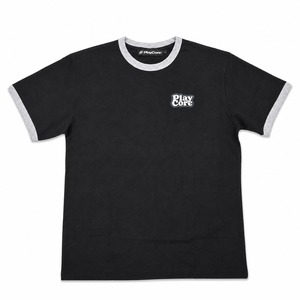 Logo Ringer Tee / BLACK×GRAY