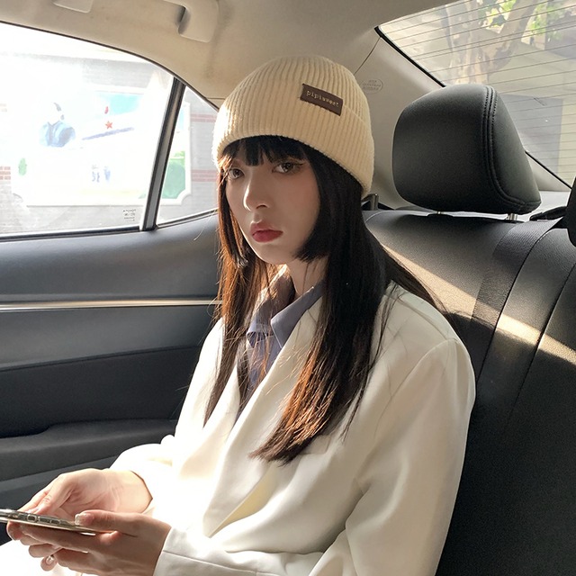 オータムウィンターキャップ ニット 帽子 秋物 冬物 ブラック・アイド・ピーズ93835375920