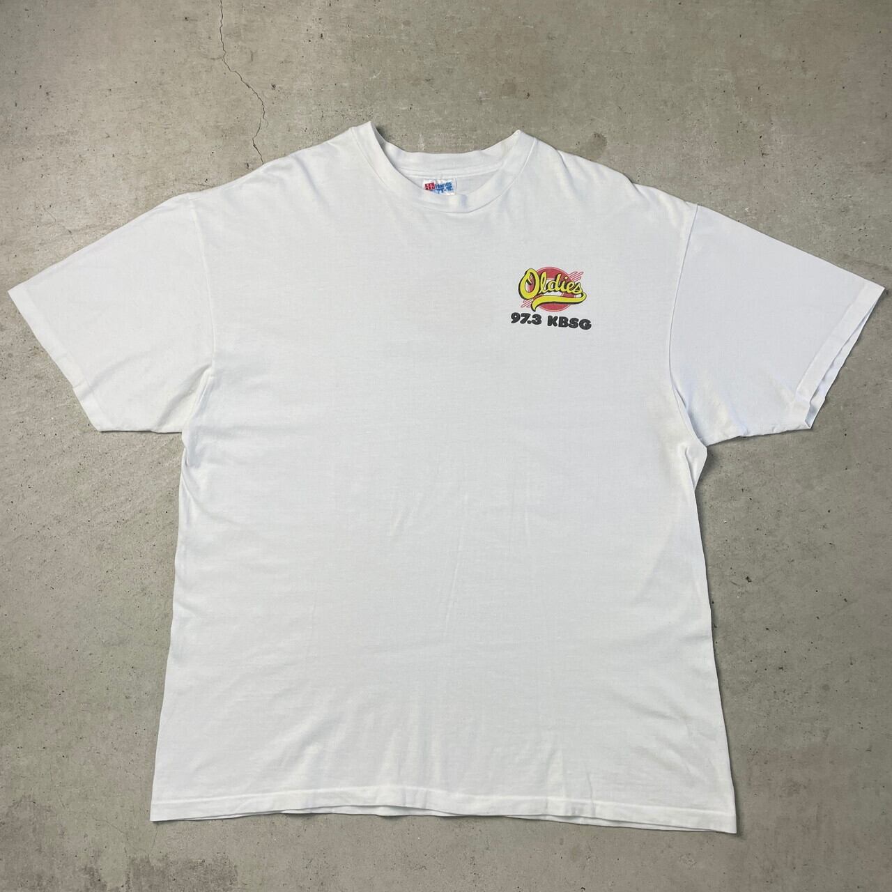 171 106.7 KBPI 90年代ヴィンテージTシャツ 総柄 ラジオ局 171 106.7 KBPI 90年代ヴィンテージTシャツ 総柄 ラジオ局