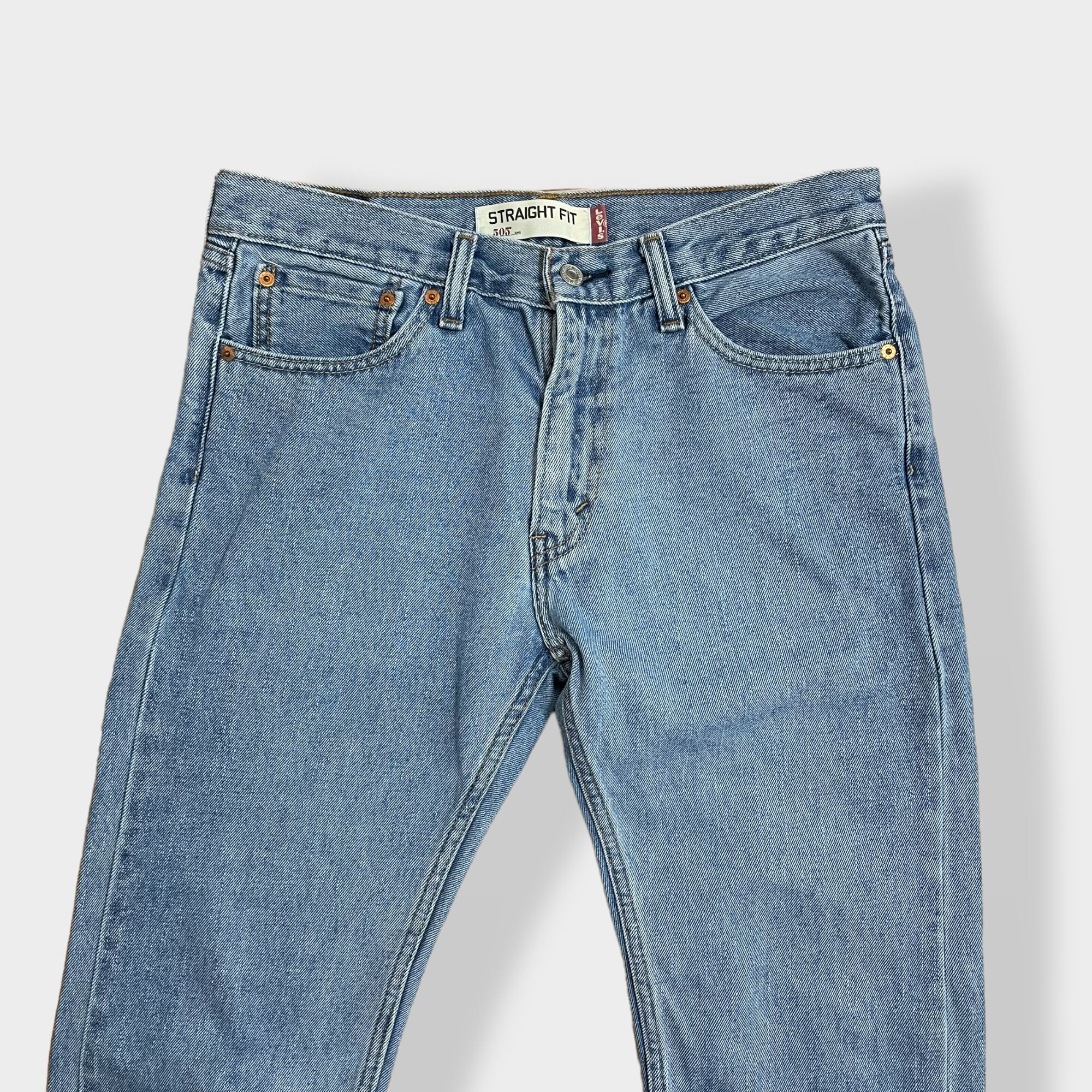 【LEVI'S】505 STRAIGHT FIT デニム ジーパン ジーンズ ストレートフィット テーパード ジッパーフライ W32 L34