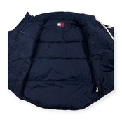 90s TOMMY JEANS トミージーンズ トミーヒルフィガー ジップアップ ダウンジャケット サイズ M /ネイビー/オールド/ビンテージ