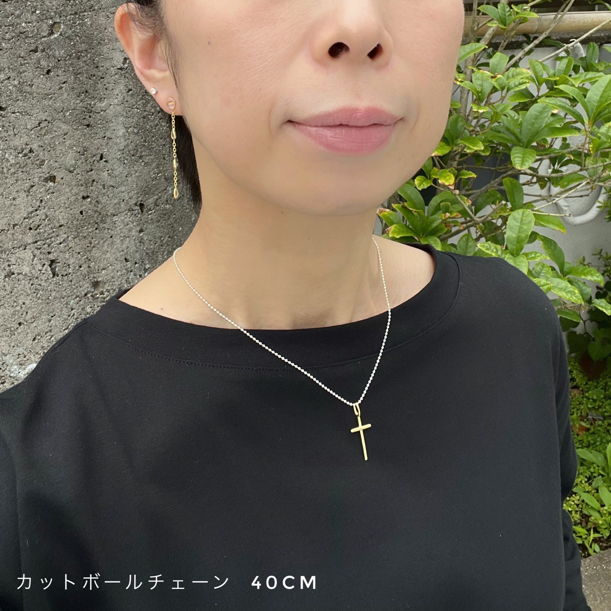 Gold Coating シンプル大人 クロス ネックレス | 【公式通販】鎌倉の