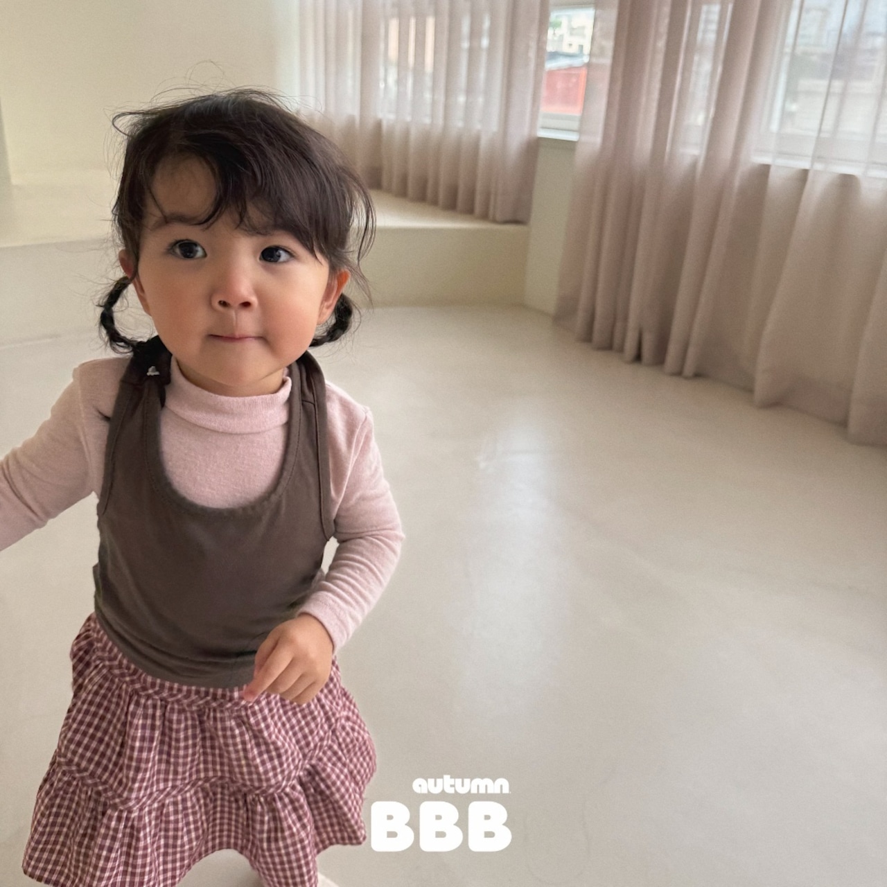 韓国子供服 / 26Autumn / 〖取寄〗BBB / チェック柄スカート / ]女子服 / キッズ服 *XXS~XL*