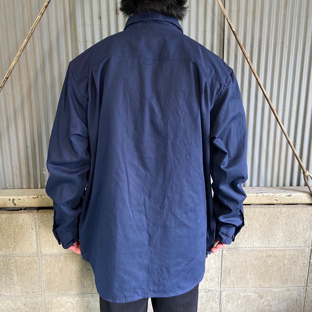 Carhartt カーハート 企業ロゴ刺繍 長袖 ワークシャツ メンズXL相当 