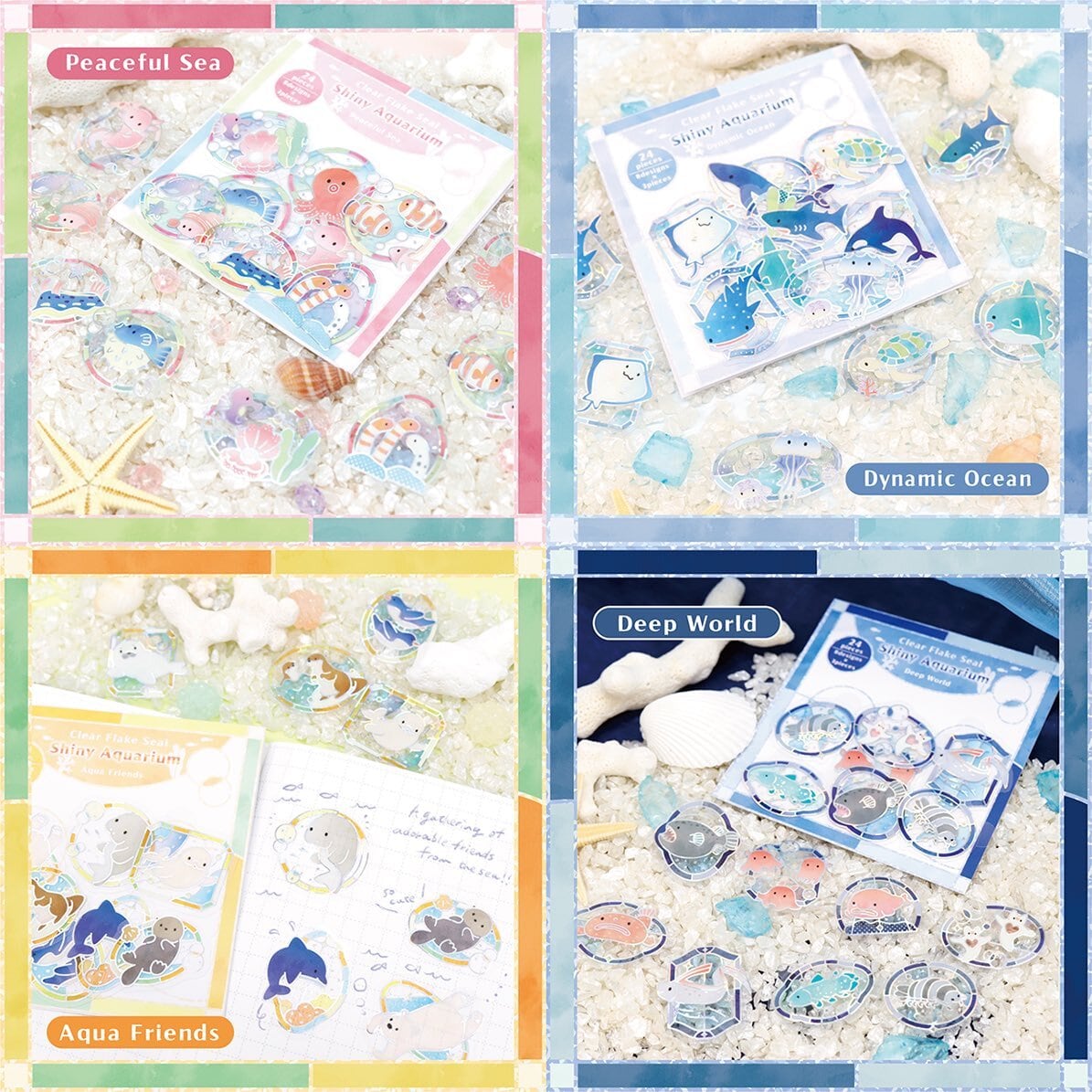 特別価格】SAIEN☆Shiny Aquarium☆Aqua Friends☆クリアフレーク