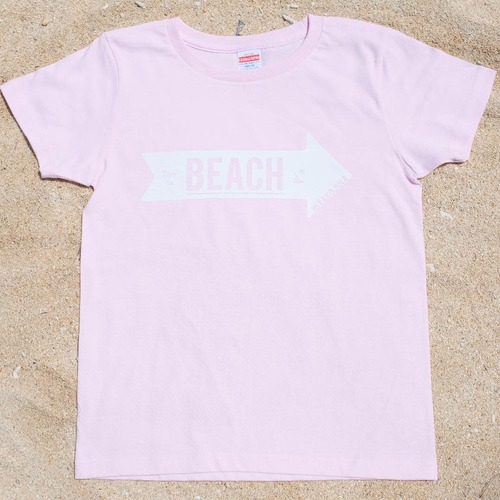 MIYAKOJIMA BEACH ➡︎ Tシャツ  Light pink オンライン限定SALE中！