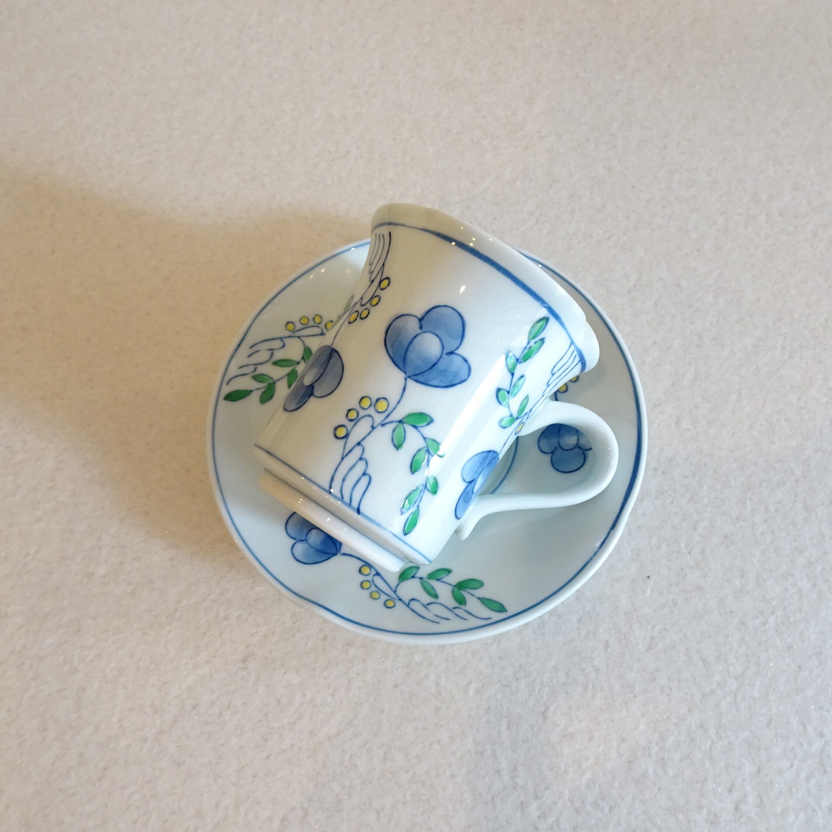 有田焼 染付のカップ＆ソーサー | 純喫茶家具の村田商會