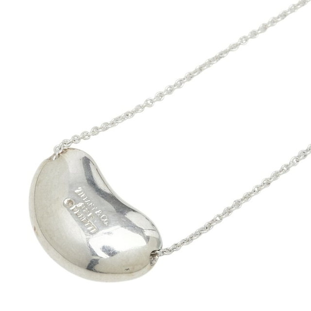 ティファニー ビーン ペンダント ネックレス SV925 シルバー レディース TIFFANY&Co. 【中古】