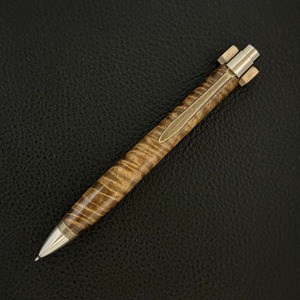 【シルバーメイプル国産透漆-ショートボールペン（M5手帳サイズ）】308061214