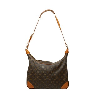 ルイ ヴィトン モノグラム ブローニュ 35 ショルダーバッグ M51260 ブラウン PVC レザー レディース LOUIS VUITTON 【中古】