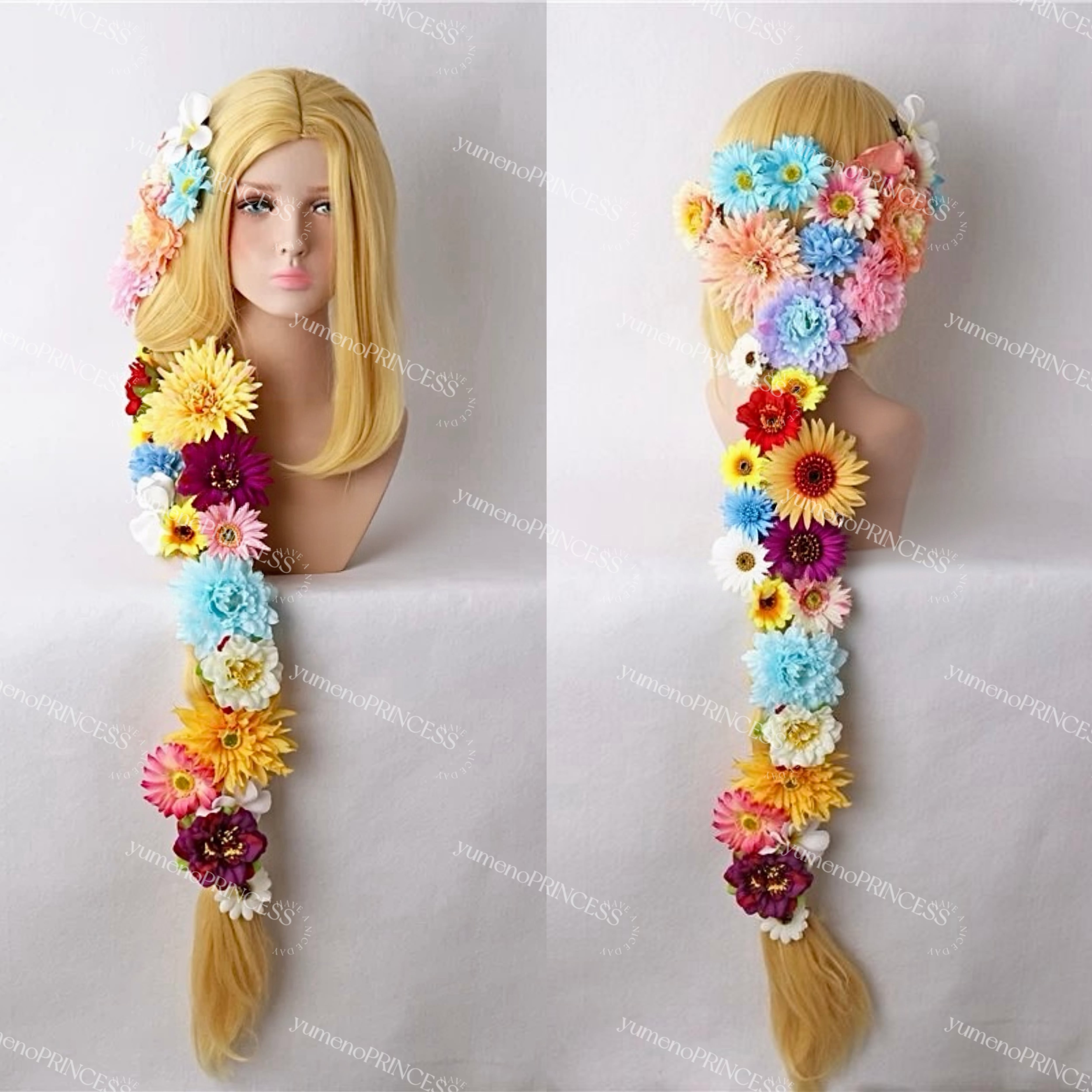 ラプンツェル　ウィッグ　Dハロ　仮装　コスプレ dハロ 塔の上のラプンツェル ウィッグ コレクション コスプレ