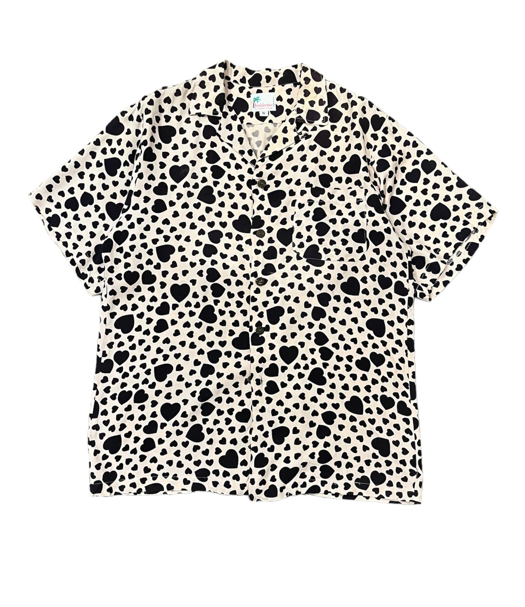 80s Reminiscence by Stewart Richer Heart Pattern Cotton Open 