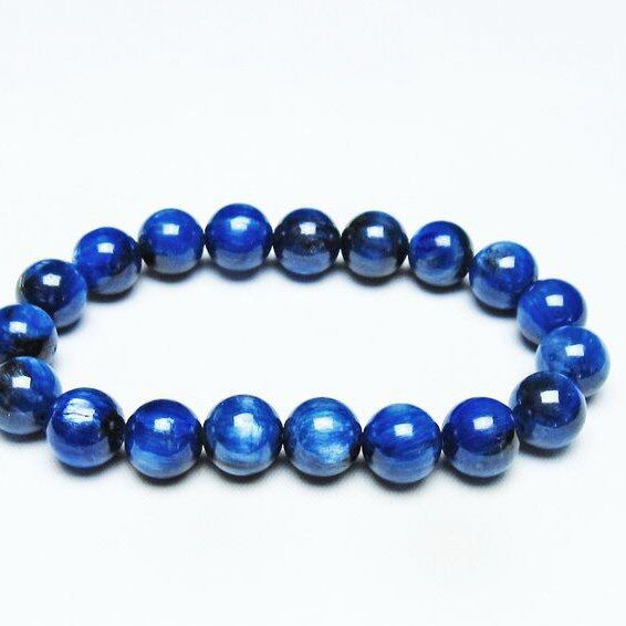 カイヤナイト ブレスレット 11mm 一点物 メール便可 [M便 1/10] 111-43950