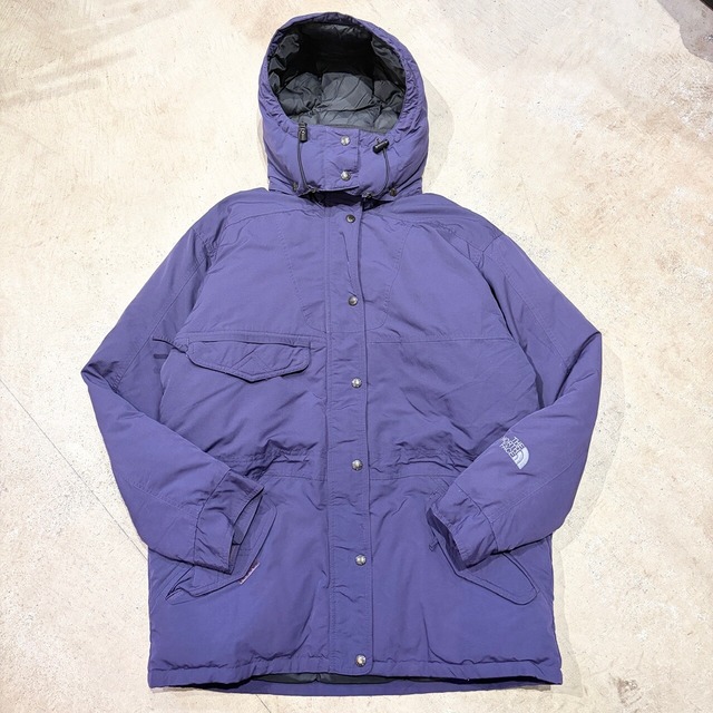1990s THE NORTH FACE DOWN JACKET BLACK PURPLE