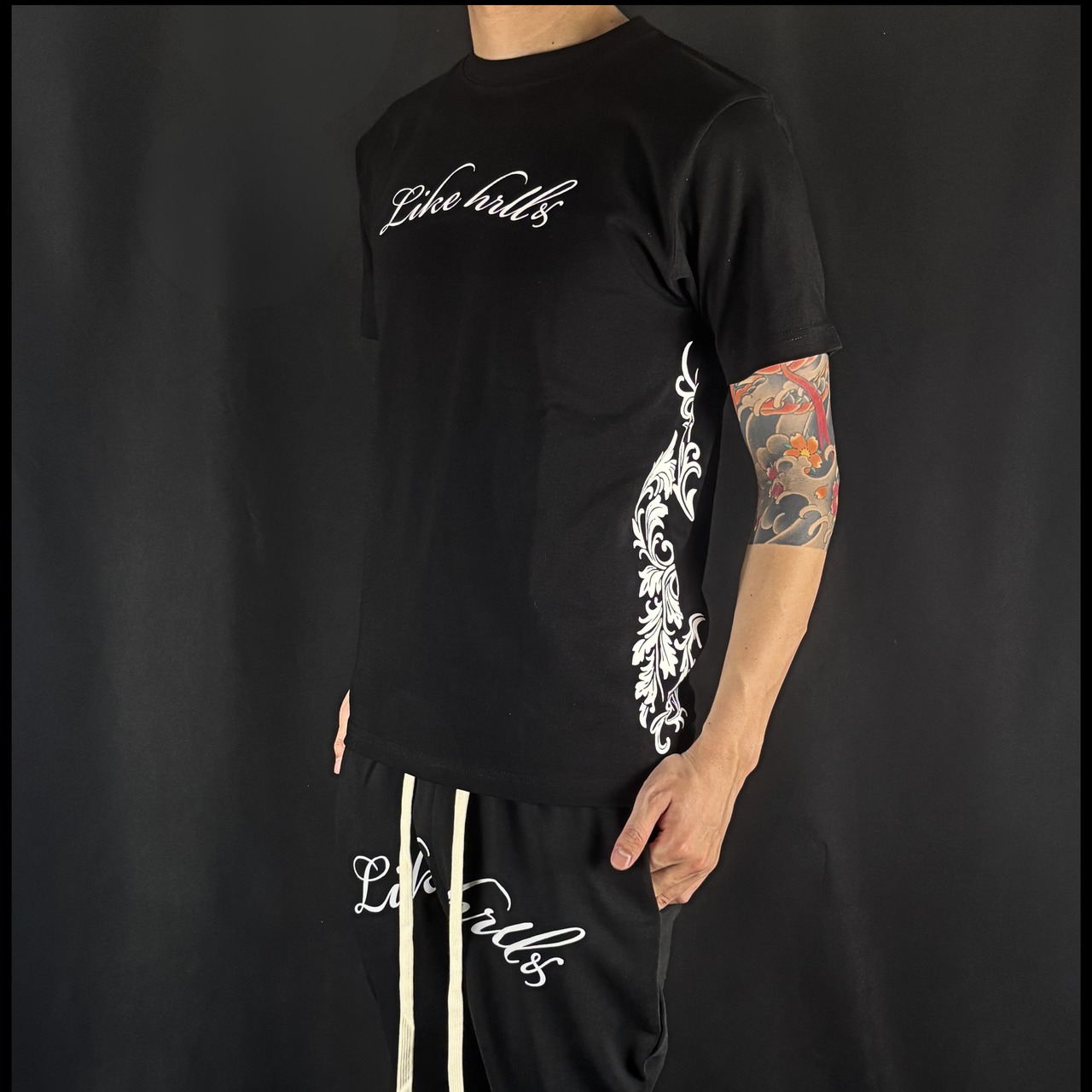 2COLOR/ELDOLADO side thorns black tｰshirts 【LT039】 - 14