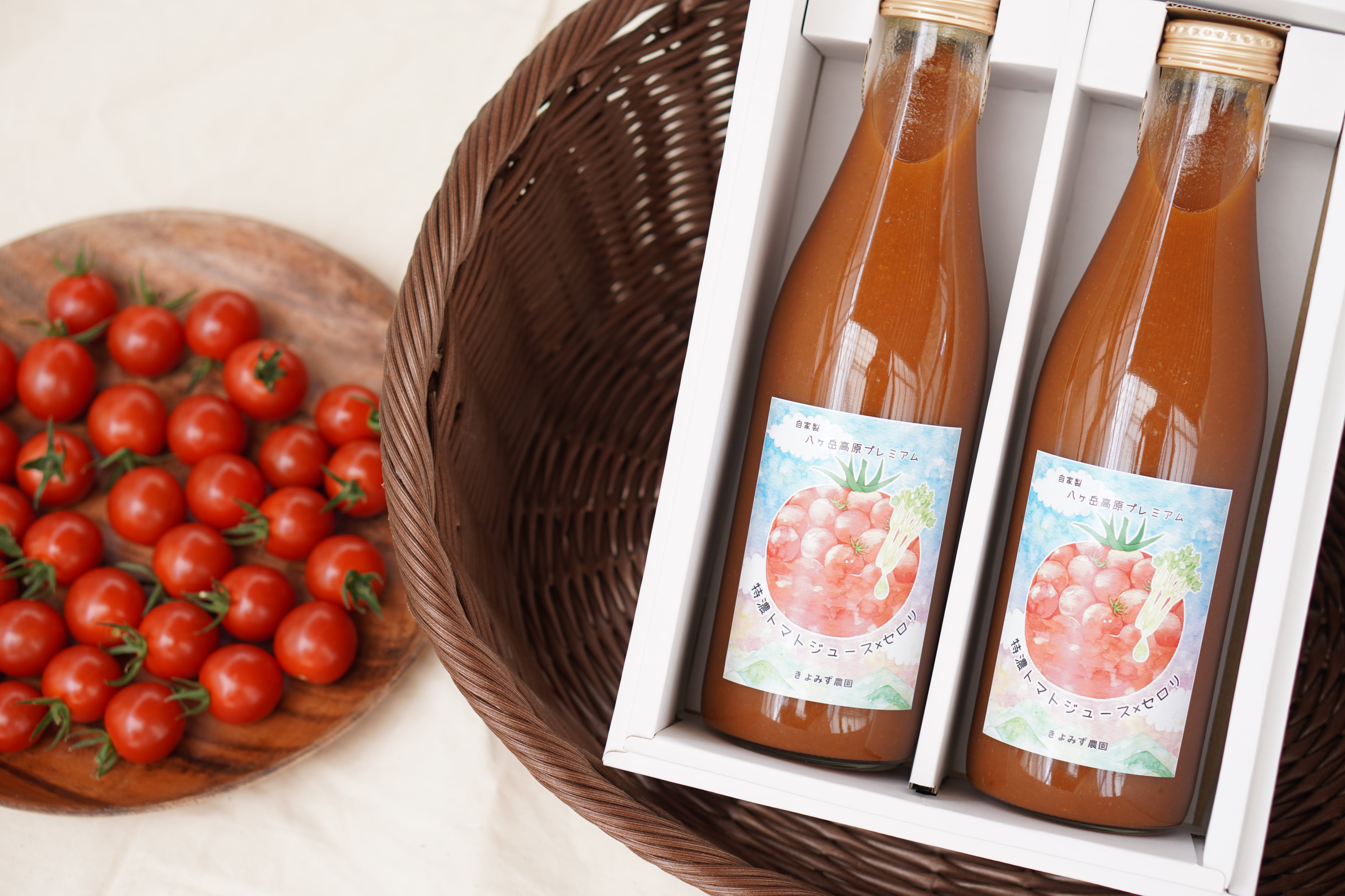 トマトジュース×セロリ （720ml×2本入り） | 八ヶ岳きよみず農園