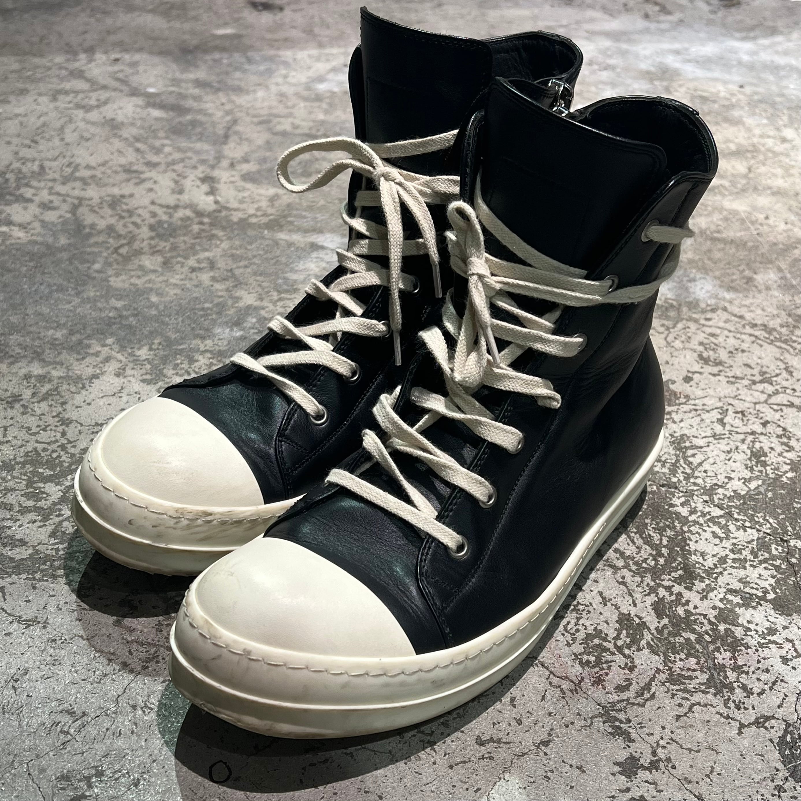 残りわずか】 Rick Owens SNEAKERS ラモーンズ 42 スニーカー ...