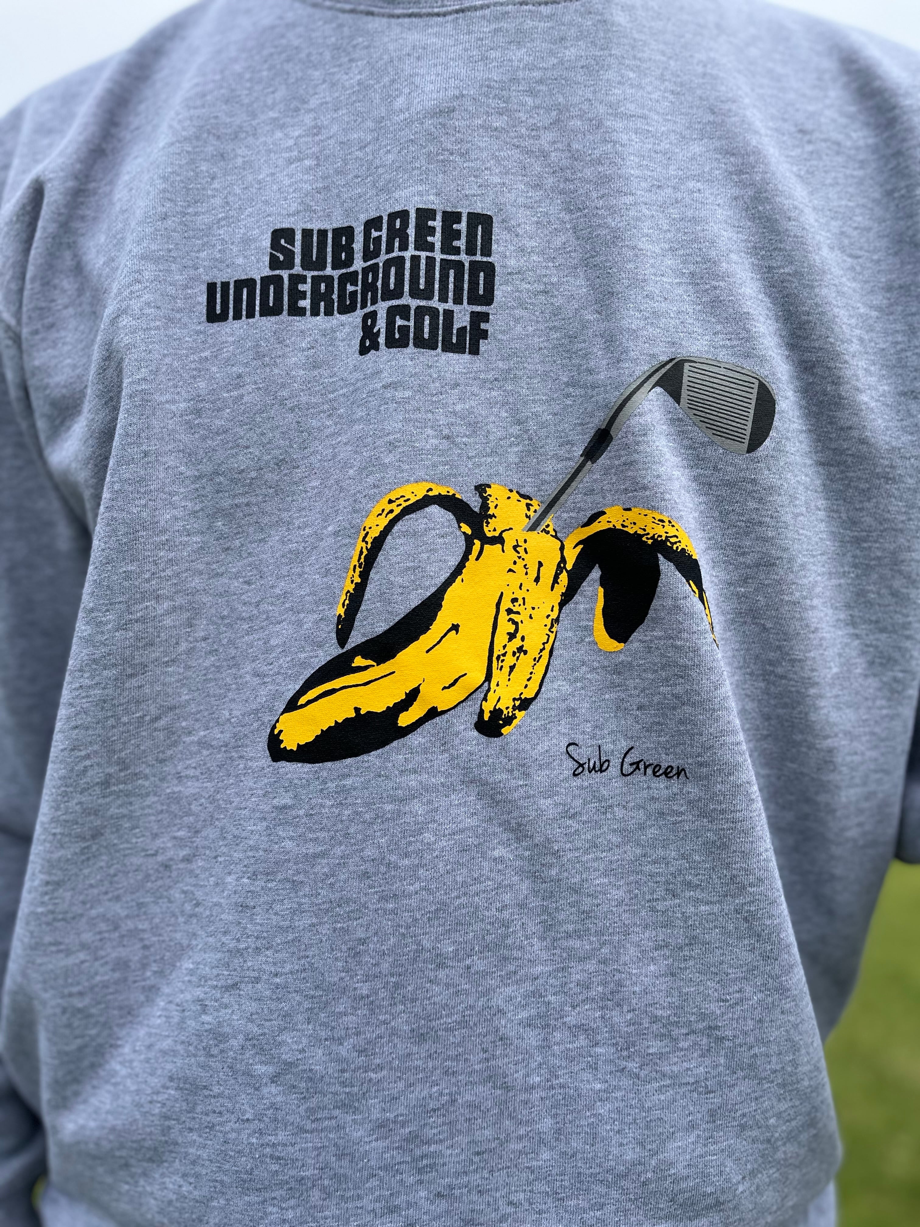 BANANA WEDGE SWEAT『GRAY』 | subgreen golf