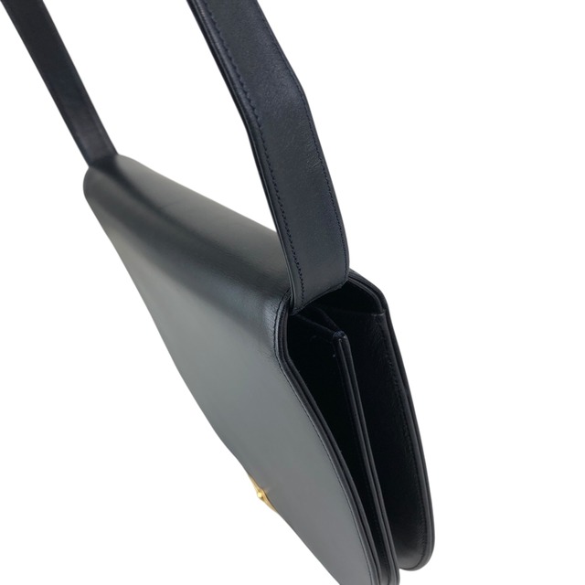 Cartier カルティエ サファイアライン ショルダーバッグ ネイビー レザー vintage ヴィンテージ オールド trvwwp