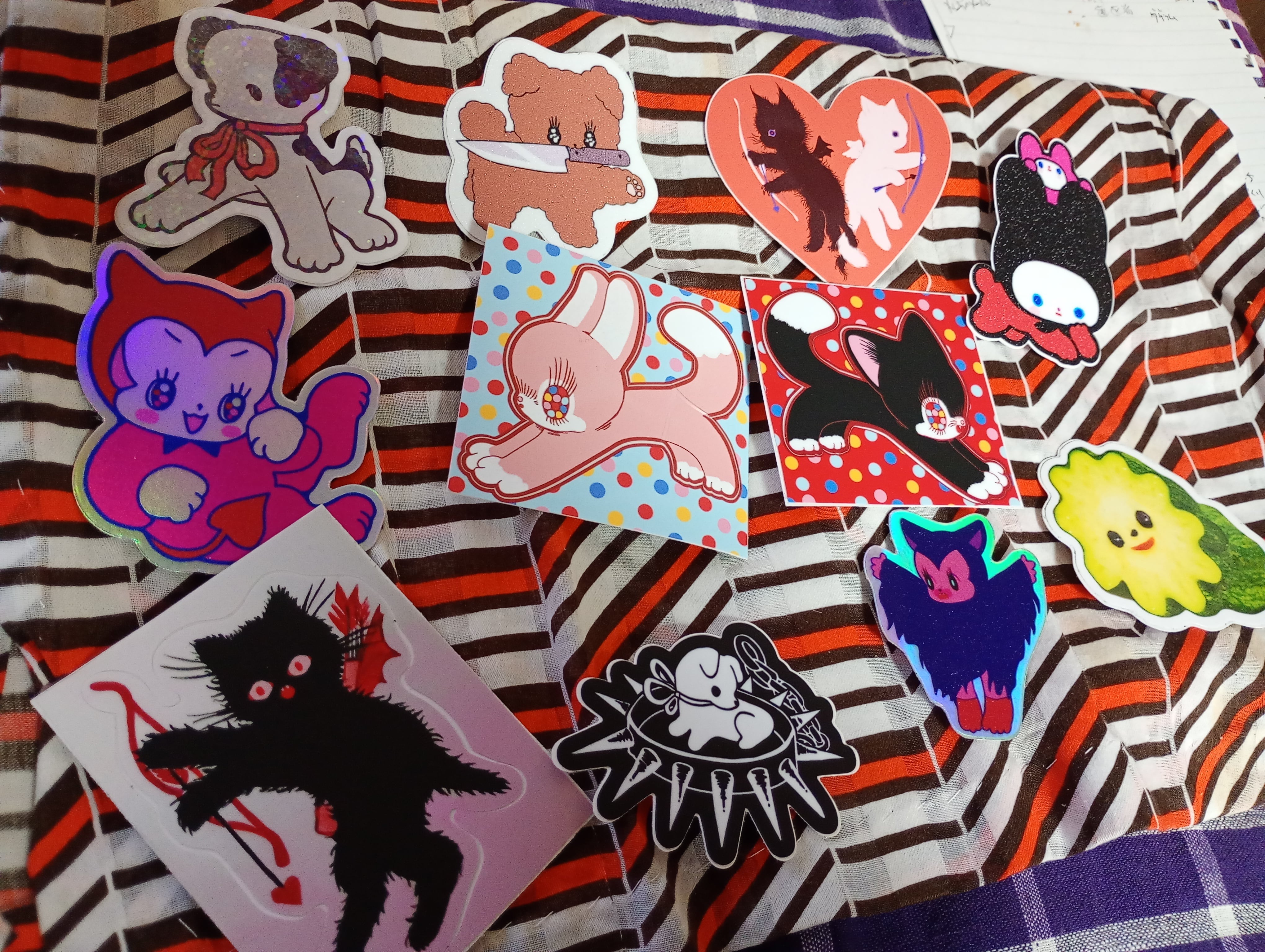 Ranfrenオフィシャルステッカー シングルシール5枚セット (内容