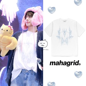 ★TXT テヒョン 着用！！【MAHAGRID】TATTOO TEE WHITE