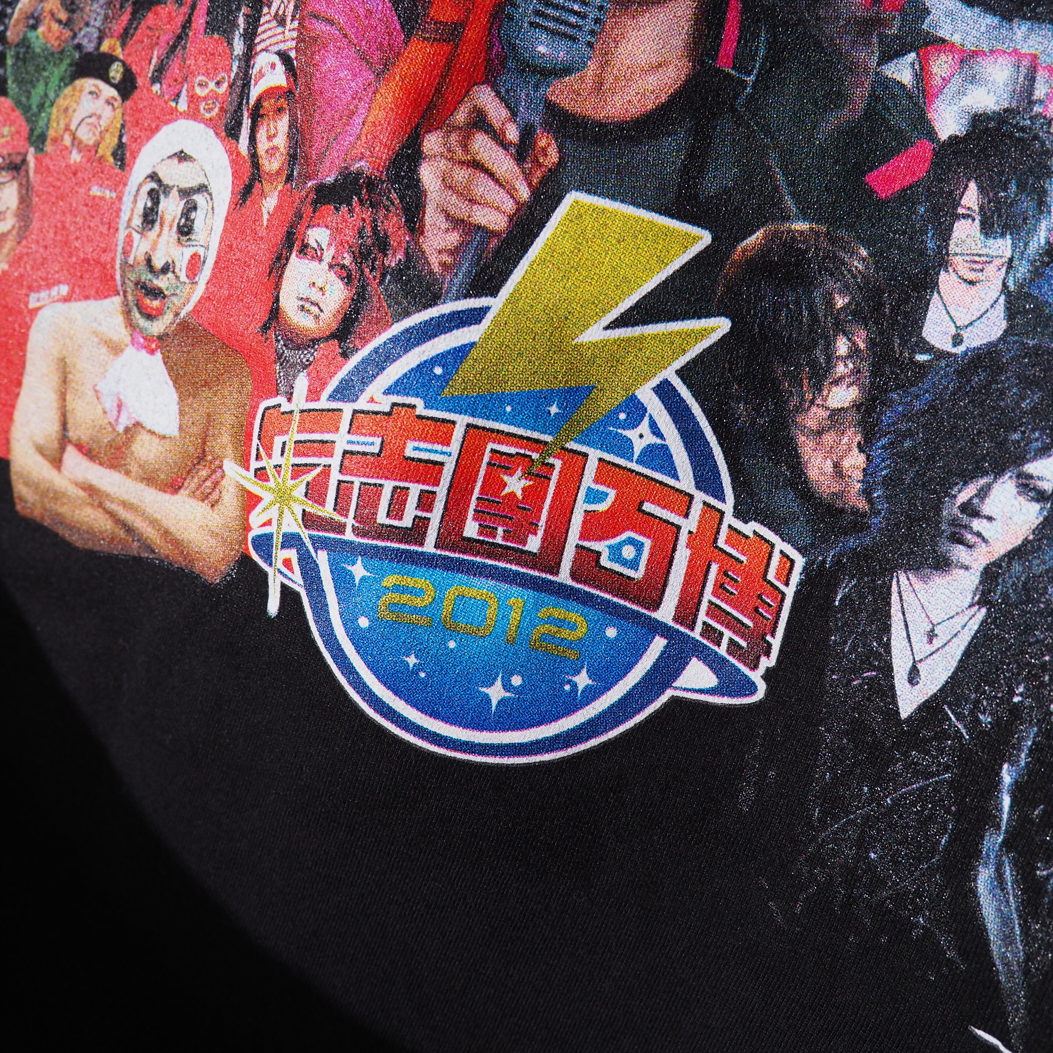 2012s " 氣志團万博 " All Star printed Tee