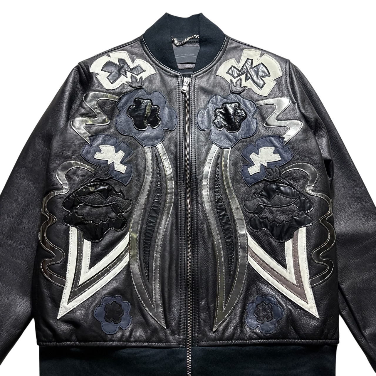 DIESEL BLACK GOLD craft leather jacket