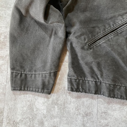 00s- Carhartt 襤褸 ダック地 ブラックデトロイトジャケット 無地 メキシコ製 XL jacket 詳細写真3
