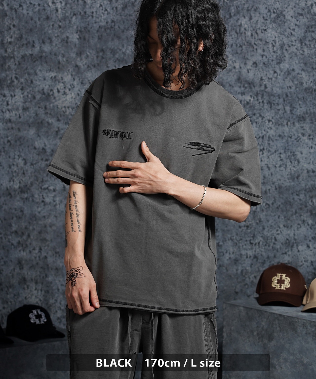 ◆ミニ裏毛 アップリケ S/S Tee◆ng-44226