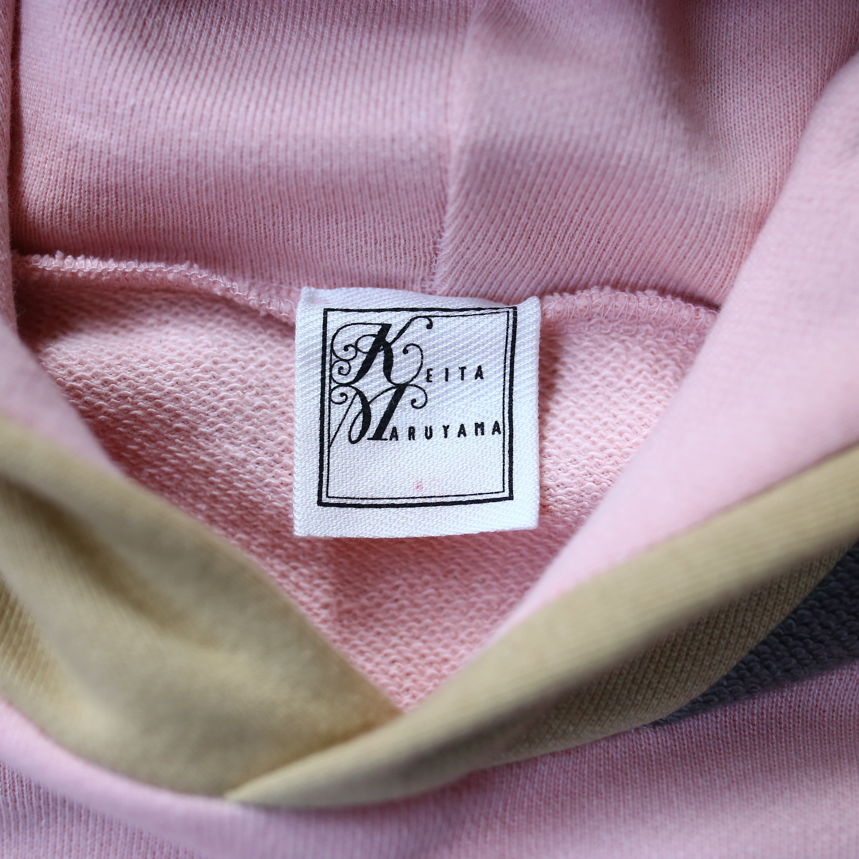 KEITA MARUYAMA】BLOCK PATCHWORK SWEAT HOODIE / ケイタ マルヤマ