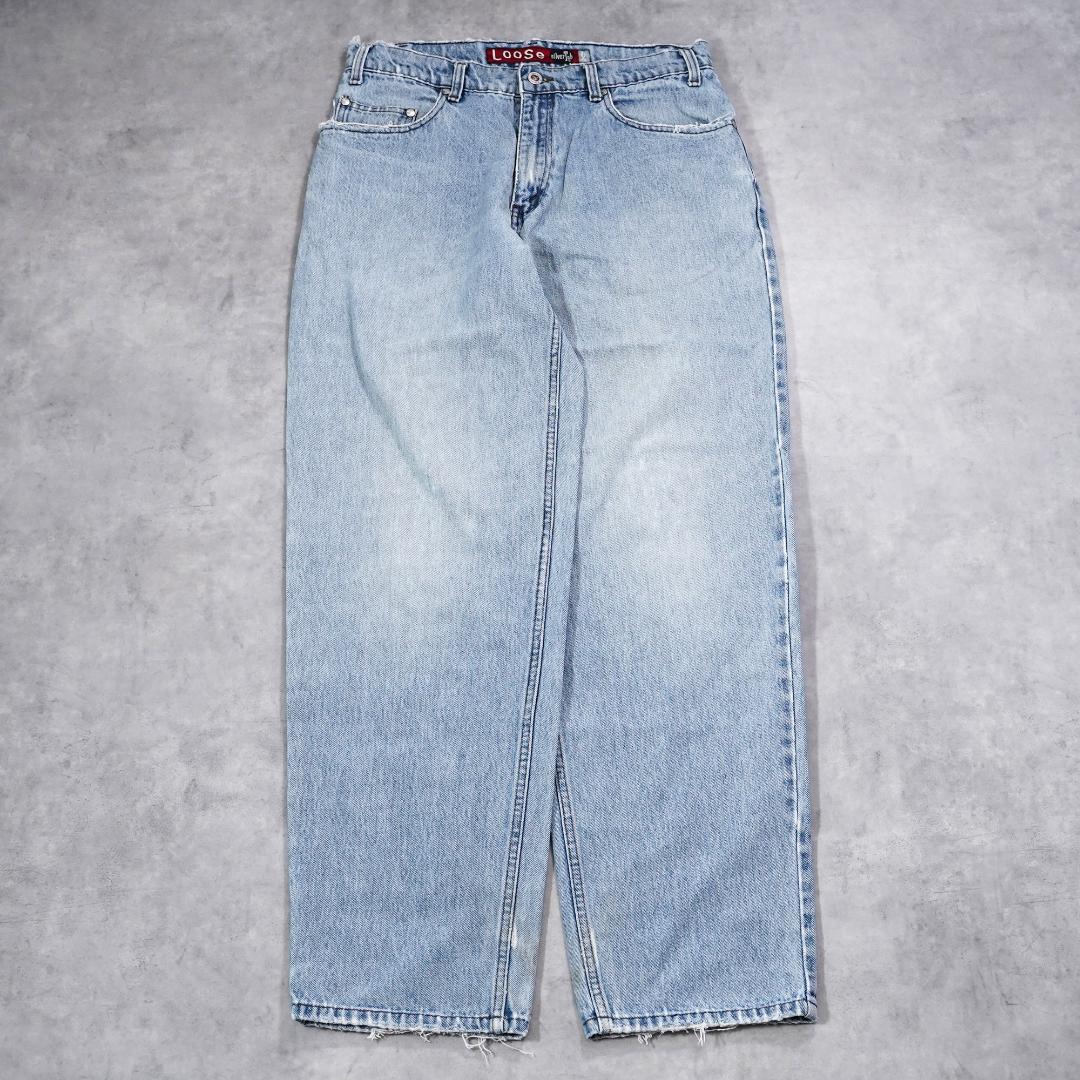 リーバイス シルバータブ Levis W32 デニム ルーズ 青 21162