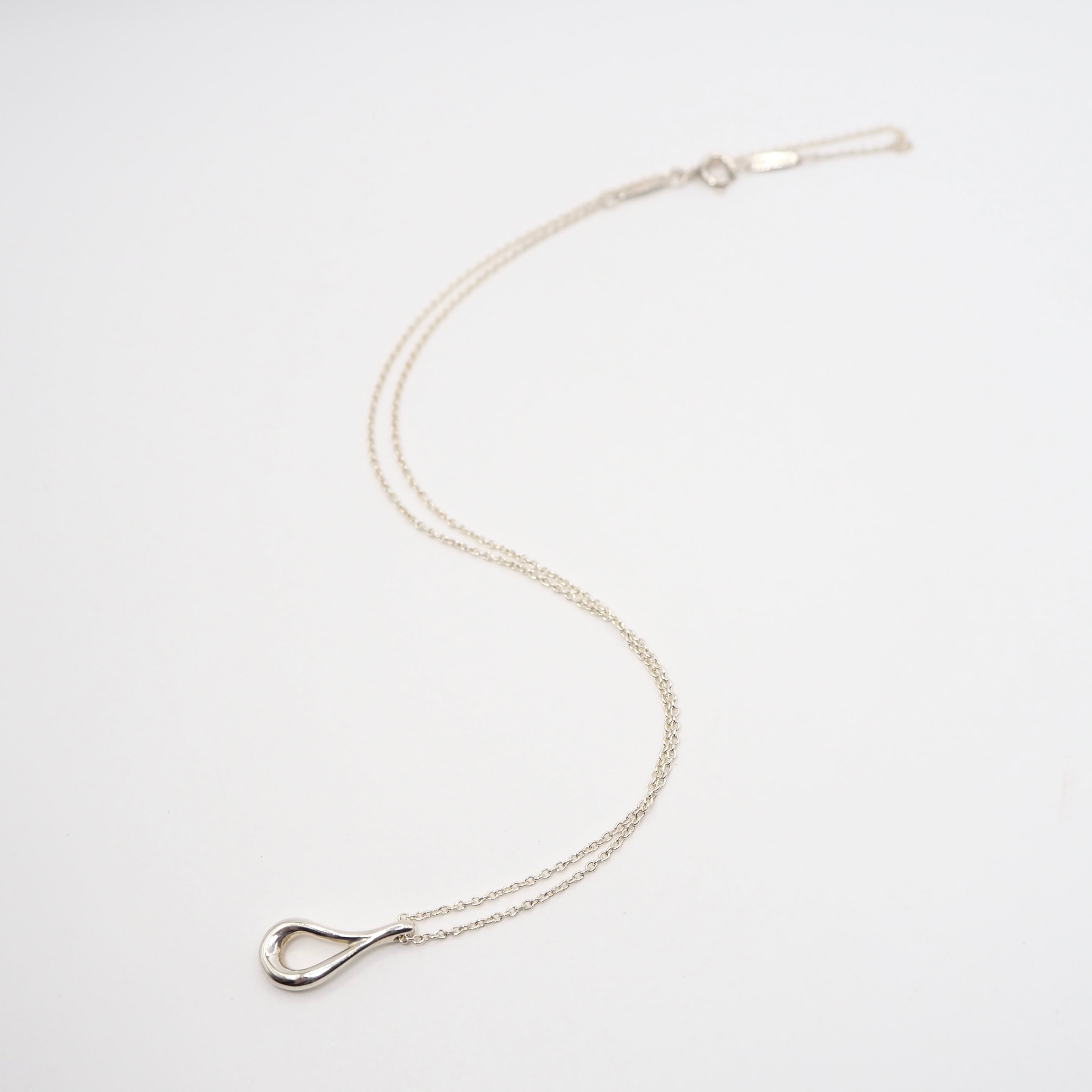 Tiffany&Co. オープンティアドロップ ネックレス シルバー925
