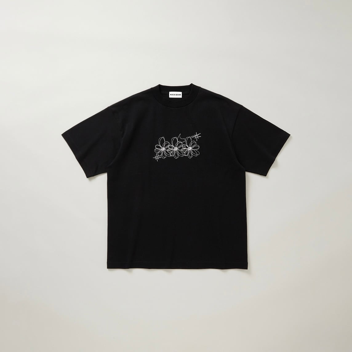 Hand Stitch Flower T-shirt