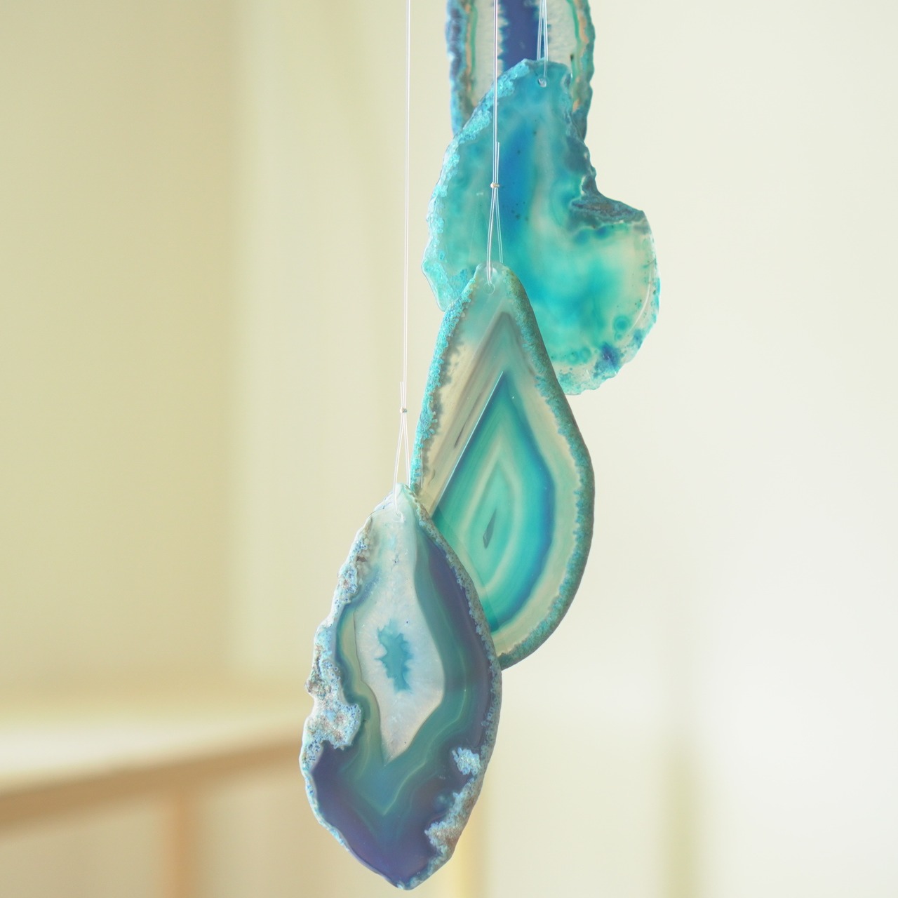 Deep Sea 03 - アゲートヒーリングチャイム / Agate Sun Catcher Wind Chime 686